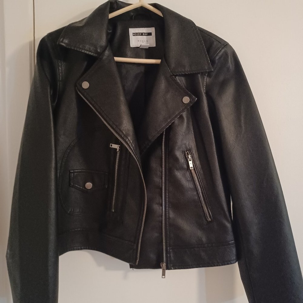 classic moto jacket vegan leather